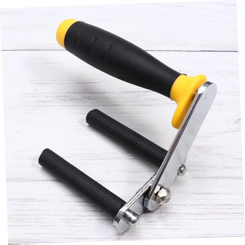 No Sweat Drywall And Gypsum Board Lifter Set Adjustable Angle Handles lightweight drywall carrier with black handles