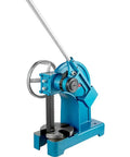 Heavy Duty Manual Arbor Press Built Like A Tank From Solid Cast Iron with secure steel anvil, 20KN pressing power, for garage tasks.