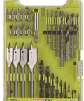 31 Piece Drill And Drive Kit For Metal Brick Wood And Plastic With Titanium Drill Bits And Straight Shank Bits, in case