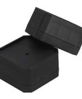 No Slip Furniture Leg Pads Set for Chairs and Tables, heavy duty rubber feet, square shape, fits square legs up to 2 inches