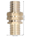 Upgrade Your Outdoor Setup With This Awesome 3 Set Brass Garden Hose Repair Kit Featuring Dual Size Compatibility For 5/8 And 3 Inch Hoses Plus Heavy Duty Stainless Steel Clamps To Fix Leaks Fast. Brass hose repair connector, 61mm x 19mm, for 5/8 or 3/4 in garden hoses