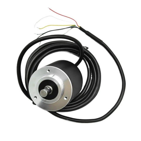 Rotary Encoder TRD-J20-RZS for Industrial Controls and Machinery, Easy Shaft Mounting on Motors and Linear Guides, Rock Solid Feedback Loop for Precise Angle Tracking and Smooth Motion Control, black wired encoder