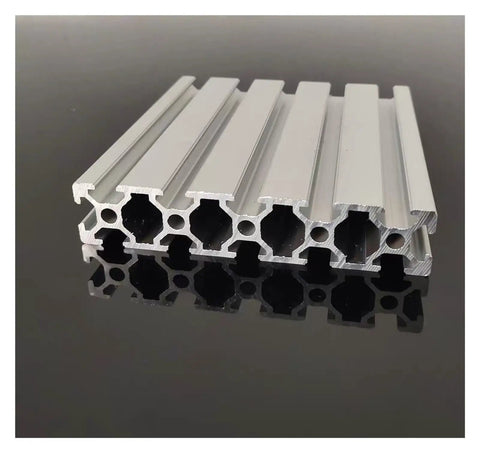 Badass 20100 Aluminum Extrusion With Hella Clean Cable Routing Slot For CNC And 3D Printer Rigs T Slot Wire Channel profile, 20x100mm section.