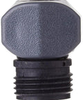 Half Inch Garden Hose Male Coupling With Poly End Mender, Beefy Stainless Steel Screws That Do Not Strip, Heavy Duty Repair Fitting, Fits All