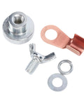 Super Cool Welding Magnetic Grounding Clamp For Fast Setup In Shop Or Garage parts including a metal clamp and connectors.