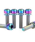 Dope Titanium Bike Stem Bolts M5x20mm Hex With Washer Stigma Chamfer Head Ultra Lightweight Yet Strong Perfect For Bicycle Stem Repairs