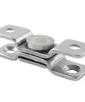 Rugged Stainless Steel 360 Degree Swivel Concealed Door Hinges For Small Swinging Doors With Damping 7KGF CM Torque Angle Positioning