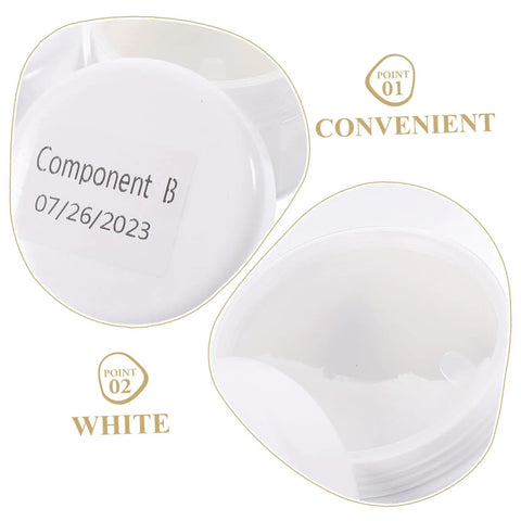 Porcelain Tub Tile Sink Repair Kit DIY Friendly Easy to Use Fiberglass Refinishing components with expiry date visible