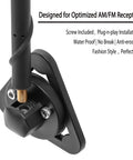 Close-up of Jeep Wrangler Antenna Replacement For JL JK JT Gladiator 2007 Through 2025 showing copper core and base mount