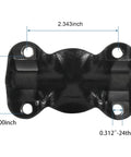 Top view of CV Socket Yoke Assembly For 1310 Series U Joint, Heavy Duty Direct Fit For Jeep, showing measurements.