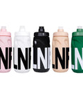 Leak Resistant Squeeze Lid Water Bottle For Biking And Hiking, Lightweight Sports Bottle in pink, white, black, beige, green