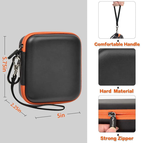 Heavy Duty Bad Boy Hard Case For Garmin Xero C1 Pro And Xero C2 Chronograph In Bright Orange, 5.75x5x2.25 inches