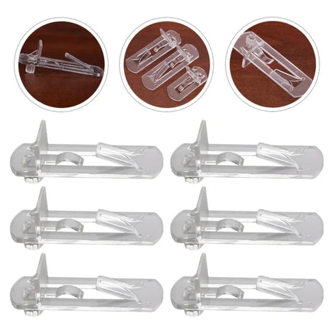 30 Pack Plastic Shelf Support Pegs for Cabinets and Shelves No Fuss Quick Install Fits Glass and Wood Boards