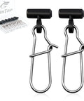 Heavy Duty Sinker Slides For Fishing Rigs Kit With Duo Lock Snaps 25 50 100 Pcs Pro Grade Quick Change Sinker Slider Connectors