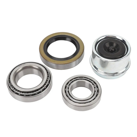 7 Piece Beefed Up Trailer Wheel Hub Bearing Repair Kit For One And One Sixteenth Inch To Three Eighths Inch Axles