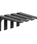 Beefed Up 10x6 Inch Shelf Brackets Set Of 4 Heavy Duty Alloy Metal Mounts With 300lbs Max Load High Strength Corner Brace