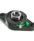 Workhorse Pillow Block Bearing UCFL204 20mm Bore with cast housing, two bolt flange, self-aligning dust sealed insert bearing.