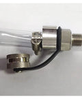 Upgrade Your Ride With This Heavy Duty Universal Stainless Steel Quick Oil Drain Valve Featuring M14X1.5 Threads And Complete Hose Kit For Easy Car Maintenance And Fast Oil Changes Without The Hassle Or Rust Issues. stainless steel drain valve with clear hose and M14x1.5 thread