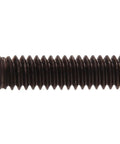 Kick Up Your Carpentry Game With Heavy Duty Black Phosphate Steel Elevator Bolts 3/8-16 X 2-1/2 Inch 4 Pack showing flush flat head and threads.