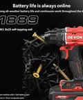 20V Brushless Cordless Drill Driver 55Nm Torque 10Mm Chuck With 2X5Ah Batteries A Tough As Nails Power Tool For Wood And Metal Drilling On Any Daily Worksite Project Today Right Now with screws and nails.