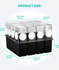 Three Set Mushroom Grow Kit Monotub With Filter Disks 43.5 Quart Vegetable Planting Tray Mini Greenhouse dimensions