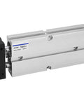 Double Rod Pneumatic Air Cylinder 20mm Bore 75mm Stroke Aluminum Alloy Double Acting Built Tough With Hard Oxidation Treatment