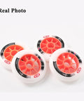 Inline Skate Wheel Set Eight Pack 90mm 100mm 110mm Replacement Wheels For Rollerblade PU Single Row 85A Hardness Black 24mm Width