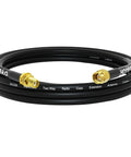 Six Foot SMA Male To SMA Female RG58 Coax Jumper Cable For Long Range, coiled cable with gold connectors