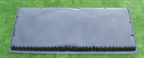 DIY Concrete Top Bench Mold Long 40 Inch For Cover Cement Benches Top Only Cast Ready ABS Plastic Mold Durable For Concrete Casting Projects Ideal For DIY Home Workshops Easy To Use Pro Grade Precision shown on grass surface