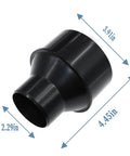 4 Inch To Two And A Half Inch Dust Collection Hose Cone Reducer Attachment For Power Tools And Vacuum ABS Plastic Reducer Fitting