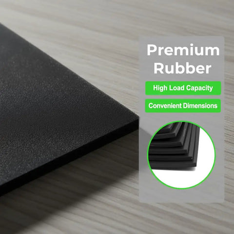 Heavy Duty Rubber Anti Vibration Pads 10 Pack For Air Compressors HVAC Units Air Conditioners Washers Dryers Treadmills And Pumps Quiet Stable Operation With Top Notch Vibration Isolation For Home Or Workshop