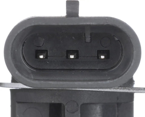 Engine Camshaft Position Sensor Drop In Replacement With Digital Output For Peak Signal To Noise, Robust Temperature Resistant Housing, Long Lasting Auto Sensor For Most Cars And Light Trucks close-up connector