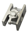 Double Roller Cabinet Latch Lock With Door Holder Release Clamp And Stop Latch for easy one touch open and quiet close, stainless steel