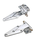 6 Inch Heavy Duty Door Hinges For Cold Storage Freezers With 180 Degree Adjustable Knuckles And Smooth Operation, zinc material