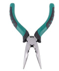 12 Piece 6 Inch Spring Needle Nose Pliers Set With Heavy Duty Steel, Insulated Nonslip Rubber Handles, Side Cutting Wire Cutter shown