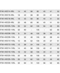 Heavy Duty CNC Hydraulic Collet And Cylinder Clamp With BT50 Taper Locking specification table showing sizes and dimensions.