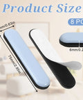 8 Pack Self Stick Furniture Sliders For Carpet Easy Moving Pads For Chairs Tables Desks Sofas Couches 75x15mm Floor Protectors