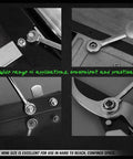 Tiny But Mighty 22-Piece Mini Wrench Set For Tight Spaces, shown in various usage scenarios with metal surfaces