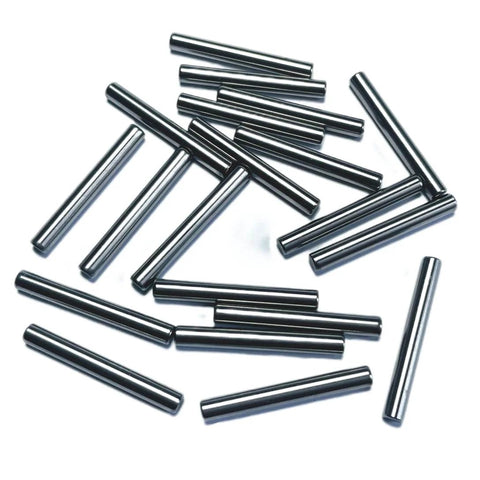 One Eighth Inch Dowel Pins Set, 20 Pieces, One Inch Long Metal Shelf Pins, Alloy Steel Wood Dowel Pins For Shelves And Bunk Beds