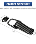 Bombproof Carbon Fiber Bumper Clip Hasp Quick Release Auto Fastener Locks Tight To Keep Body Panels Snug And Straight, dimensions 3.1x1x0.6 inches.
