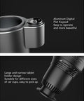 Smart 2 In 1 Car Cup Cooler And Warmer Perfect Tumbler Holder with aluminum digital keypad and versatile cup design.