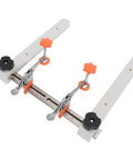 Drawer Slide Installation Tool Set With Magnetic Quick Fix System, featuring stainless steel center axles and secure mounting clamps.