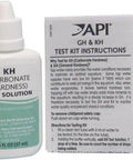 Slick Freshwater And Saltwater Aquarium Carbonate Hardness Test Kit Using Liquid Reagents To Dodge PH Swings And Watch Over Tank Crew Arrives With Crisp Color Charts Durable Glass Vials Zero Drama Manual And Double Packs For Smooth Water Testing Everyday, includes test solution bottle, instructions, and glass vial.