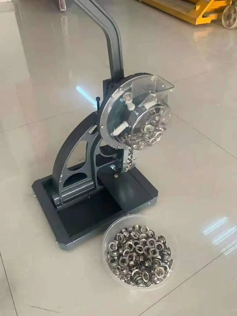 Straight Up Heavy Duty Manual Eyelet Press For PVC Bags And Canvas Crafts 8mm Ring Punch Tool with eyelets and iron frame.