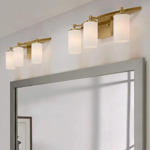 White Frosted Glass Shade Replacements Four Pack Cylinder Globe Lamp Shades With One And Five Eighths Inch Fitter on wall sconces