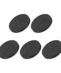 Round Graphite Block Disk Ingot, High Purity Graphite Plate Sheet 40x5mm For Melting, Casting And Electrolysis, Pack of 5