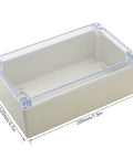 ABS Plastic Junction Box IP65 Dustproof Waterproof Electrical Enclosure With Clear PC Cover CE RoHS Certified Universal Project Box.