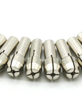 Ten Piece Durable Shiny One Sixteenth Inch Rotary Tool Collet Bits Set for Dremel and Other Rotary Tools, Three Quarter Inch Long Collets