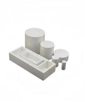 Boron Nitride Crucible For Metal Melting And Lab Research Ready For High Temp Action 99.6 Percent BN Withstands Up To 2200C In Non Oxidizing Atmospheres Ideal For Sintering And Evaporation 100mm By 50mm By 30mm, cylindrical and rectangular shapes.