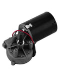 DC 24V 100RPM Reversible Worm Gear Motor High Torque Electric Gearbox With Right Shaft GW6280 close-up view